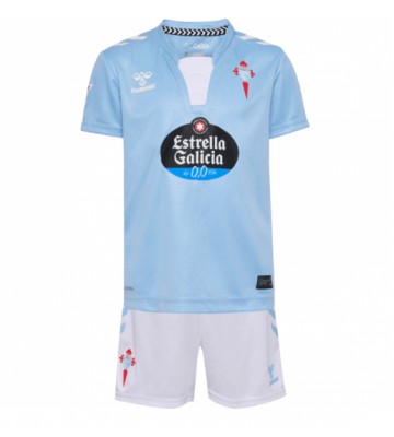 Celta Vigo Replika Babytøj Hjemmebanesæt Børn 2024-25 Kortærmet (+ Korte bukser)